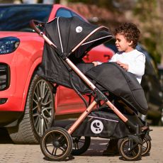 Дитячий прогулянковий візок Lorelli Storm Luxe Black